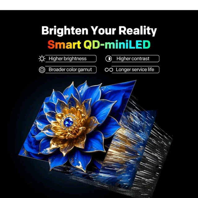 Visit the coocaa Store
4.2
4.2 out of 5 stars
(194)
coocaa 164 cm (65 inches) 4K Ultra HD Smart Mini LED QLED Google TV 65MINI75Q