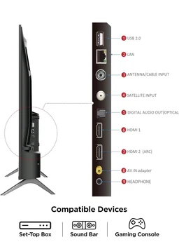 Visit the TCL Store
4.1
4.1 out of 5 stars
(418)
TCL 80 cms (32 inches) HD Ready Smart QLED Google TV | Dolby Audio | HDR 10 | Metallic Bezel-Less | Multiple Viewing Mode | 32V4C