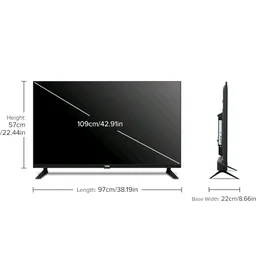 VW 109 cm (43 inches) Spectra Series Full HD Smart QLED Android TV VW43AQ3