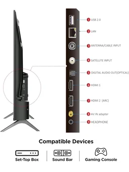 TCL 101 cms (40 inches) Full HD Smart QLED Google TV | Dolby Audio 24 watts | Ai Clarity | Metallic Bezel-Less | Multiple Viewing Mode | 40V5C