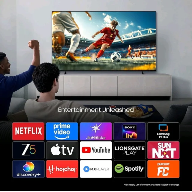 Samsung 43 inch (108cm) Crystal UHD 4K Vision AI 2026 Smart TV | 30W Speakers | 4K Upscaling | HDR10+ | 150+ Channels | 7 Years OS Upgrade | UA43UE86AHULXL