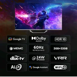 Haier H6E Series 108cm (43) 4K QLED Ultra HD Smart LED Google TV 43H6E