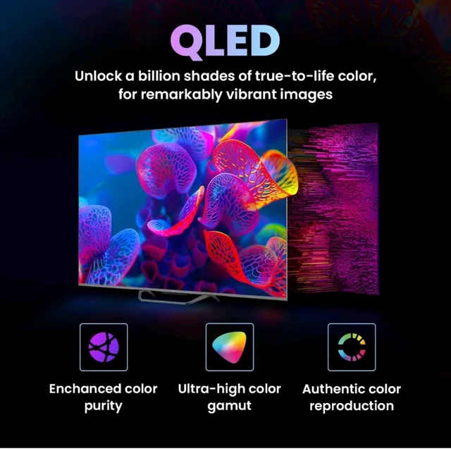 Haier H6E Series 108cm (43) 4K QLED Ultra HD Smart LED Google TV 43H6E