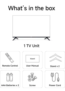 Brand: Xiaomi
4.1
4.1 out of 5 stars
(372)
Xiaomi (108 cm) 43 inch X 4K Ultra HD Smart | Dolby Vision | Eye Care Mode | Google TV | L43MB-AIN