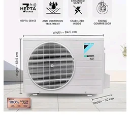 Visit the DAIKIN Store
4.1
4.1 out of 5 stars
(213)
Daikin 1.5 Ton 5 Star Inverter Split AC (Copper, PM2.5 Filter, MTKM50XV16, White)