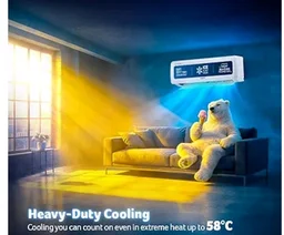 Acerpure Chill Neo 1.5 Ton 3 star, 5280W Max Cooling Capacity, Split AC (Copper, 4 Way Swing, 7 in1, Ice blast mode, Auto Clean, Dust Filter, Inverter, sleep_mode, AC5IPG61.5TN3W48W, White)