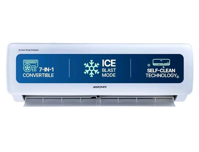 Acerpure Chill Neo 1 Ton 5 star, 3795W Max Cooling Capacity, Split AC (Copper, 4 Way Swing, 7 in1, Ice blast mode, Auto Clean, Dust Filter, Inverter Compressor, sleep_mode, AC5IPG61TN5W, White)