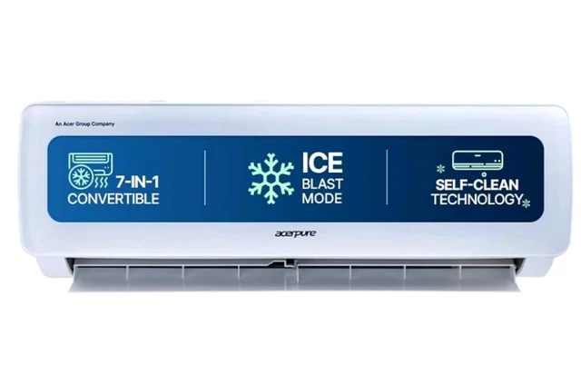 Acerpure Chill Neo 1 Ton 3 star, 3795W Max Cooling Capacity,Split AC (Copper, 4 Way Swing, 7 in1, Ice blast mode, Auto Clean, Dust Filter, Inverter Compresso, sleep_mode, AC5IPG61TN3W, White)