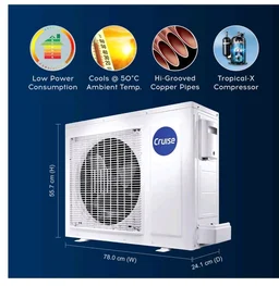 Cruise 1 Ton 3 Star VarioQool Inverter Split AC (2026, CWCVBM-VQ1D123)
Fast Cooling at 50 °C | 80–110 sq ft |100% Copper | Convertible 5-in-1 | Monsoon Comfort | PM 2.5 Filter | Anti-Rust Tech