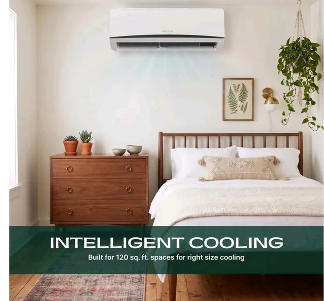 Helium Smart Choice Air Smart Inverter Split AC |0.8 Ton, 3 star|New star rated|Lowest bill @ under ₹30/day|2700 W Cooling Capacity|App Controlled|AI Energy Saving | Gas Leakage Detection| 100% Copper