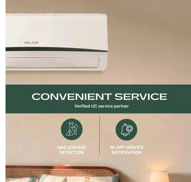 Helium Smart Choice Air Smart Inverter Split AC |0.8 Ton, 3 star|New star rated|Lowest bill @ under ₹30/day|2700 W Cooling Capacity|App Controlled|AI Energy Saving | Gas Leakage Detection| 100% Copper