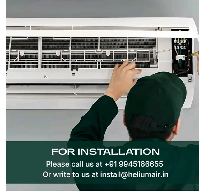 Helium Smart Choice Air Smart Inverter Split AC |0.8 Ton, 3 star|New star rated|Lowest bill @ under ₹30/day|2700 W Cooling Capacity|App Controlled|AI Energy Saving | Gas Leakage Detection| 100% Copper