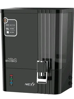 CLAREZA AQUA 2090 RO Water Purifier | ISO Certified | 2000 TDS | Zinc Copper Alkaline | 10 Liter Storage | RO + UV + Zinc + Copper + Alkaline + TDS Control | Best For Home and Office (MIRROR BLACK)