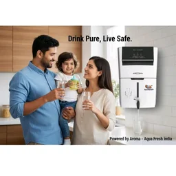 Rk Aqua Fresh India Aroma Premium Abs White 12Ltrs Premium Display (Ro_uv+uf+Alkaline+Tds Adjuster)12Ltrs Best For Home & Office 1 Year Warranty Works Upto 3000Tds Ro Water Purifier