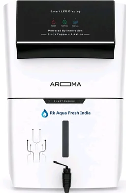 Rk Aqua Fresh India Aroma Premium Abs White 12Ltrs Premium Display (Ro_uv+uf+Alkaline+Tds Adjuster)12Ltrs Best For Home & Office 1 Year Warranty Works Upto 3000Tds Ro Water Purifier