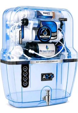 Aqua X RO Water Purifier RO+UV+ALKALINE+TDS Advance Technology Electric Water Purifier With 100Gpd Motor & Membrane for Home for Home and Office, 12 Litre Storage,Transparent Ro Water Purifier