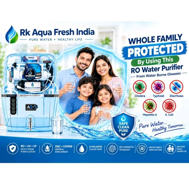 Aqua X RO Water Purifier RO+UV+ALKALINE+TDS Advance Technology Electric Water Purifier With 100Gpd Motor & Membrane for Home for Home and Office, 12 Litre Storage,Transparent Ro Water Purifier