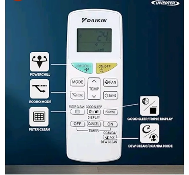 Daikin 1.5 Ton 3 Star, New Star rated, Inverter Split AC (Copper, PM2.5 Filter, MTKL50XV16, White)