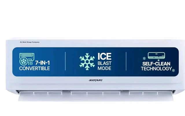 Acerpure Chill Neo 1.5 Ton 3 star, 5280W Max Cooling Capacity, Split AC (Copper, 4 Way Swing, 7 in1, Ice blast mode, Auto Clean, Dust Filter, Inverter, sleep_mode, AC5IPG61.5TN3W48W, White)
