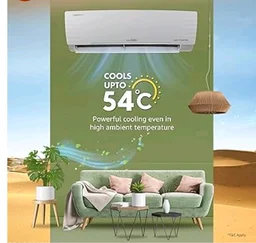 Lloyd 1.5 Ton 3 Star Wi-Fi Inverter Split AC, 2026 New Star Rated (6 in 1 Convertible, Cools Up To 54°C, Voice & Wi-Fi, Turbo Cool, Installation Check, Clean Filter Indication, White, GLS18V3AGGSC)
