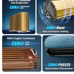 Voltas 1.42 ton 3 star, New star rated, Inverter Split AC (Copper, Convertible 5-in-1 Cooling Mode, 2-Way Air Swing, Anti-dust Filter with Anti Microbial Coating, 183INV CAV, 2026 Model, White)