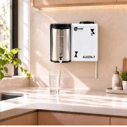 Bepure Alken Pro ISI Mark NF60 Stainless Steel Tank 9L NF+UV Water Purifier| Nano Filtration Technology| Steel Tank Water Purifier| Ideal for TDS upto 500 ppm