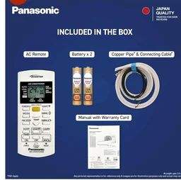 Panasonic 2.0 Ton 3 Star New Star rated Premium WiFi Inverter Smart Split AC (DustBuster Tech,Matter Enabled,AI, Higher Airflow, Copper Cond.,8in1 Convertible,4-Way,PM0.1 Filter,CS/CU-SU24BKY3W,White)