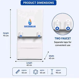 Water Purifier With Cooling 50 LPH Filtration, 50 Ltr Storage
RO+UV+UF+TDS+Alkaline Booster, Natural Cooling, Heavy Duty Water Dispenser, For Office, School, Hotel