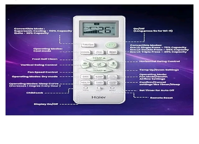 Visit the Haier Store
3.7
3.7 out of 5 stars
(5)
Haier 2 Ton 3 Star, New star rated, Twin Inverter Split AC (Long Air Flow, HD Filter, 5 in 1 Convertible, Copper, 2-way Swing, Turbo Cooling even at 54°C, White)-HSA24VP-W3NB-I