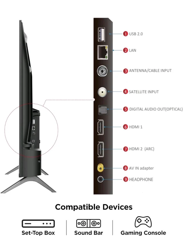 TCL 101 cms (40 inches) Smartchoice Full HD Smart QLED Google TV | Dolby Audio 24 watts | Ai Clarity | Metallic Bezel-Less | Multiple Viewing Mode | 40V5C