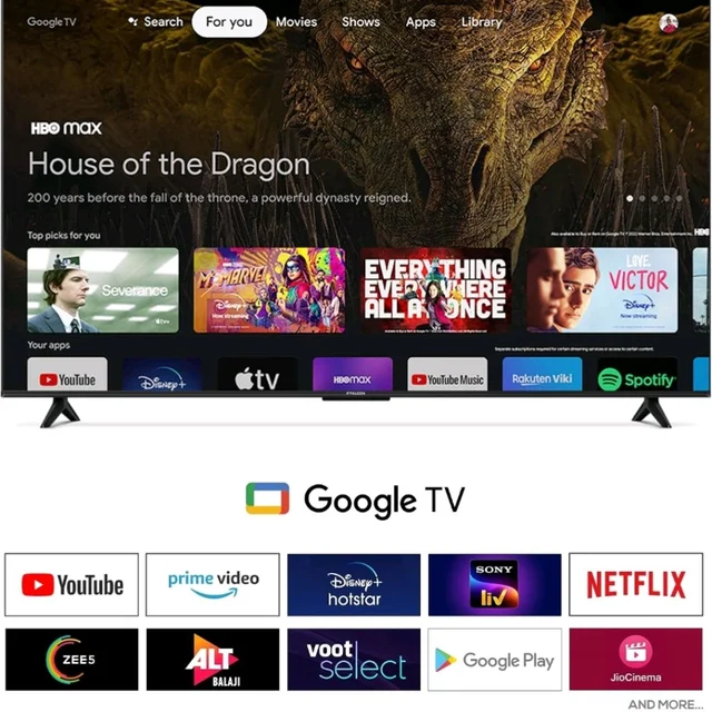 iFFALCON 189 cm (75 Inches) 4K UHD Smart LED Google TV | 144Hz VRR | 3GB RAM | Dolby Vision & Atmos | Game Master | 75U75