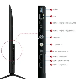iFFALCON 189 cm (75 Inches) 4K UHD Smart LED Google TV | 144Hz VRR | 3GB RAM | Dolby Vision & Atmos | Game Master | 75U75