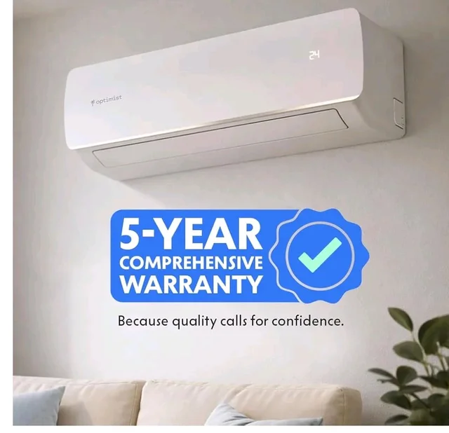 Optimist 1.39 T 5Star WiFi Inverter Split AC | Lowest Bill ISEER 6.05 | 5-Yr Comp Warranty | 50°C Tested Cooling | Turbo+ up to 1.9Ton Cooling | In-App Gas Level Indicator(ODU-SUHC48ZV, IDU- SEHC48ZV)