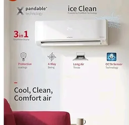 Hitachi Smart Choice 1.5 Ton 3 Star, New Star rated, Inverter Split AC(Copper, Smart View Display, 4 Way Swing,RAS.D318PCD2BS1, White)