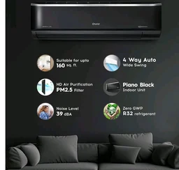 the Cruise Store
4.1
4.1 out of 5 stars
(28)
Cruise 1.5 Ton 5 Star VarioQool Pro Inverter Split AC (CWCVBM-VP3F185BL)
Cooling at 55°C | High ISEER Rating |100% Copper | Convertible 5-in-1 | 4 Way Swing | EEV Tech | PM2.5 Filter, Backlit Remote