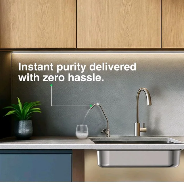 AO Smith Z2+ Luxe (Midnight Black) RO Under sink Water Purifier | UTC | 7-Stage Purification | 2x Water Savings | Goodness of Copper