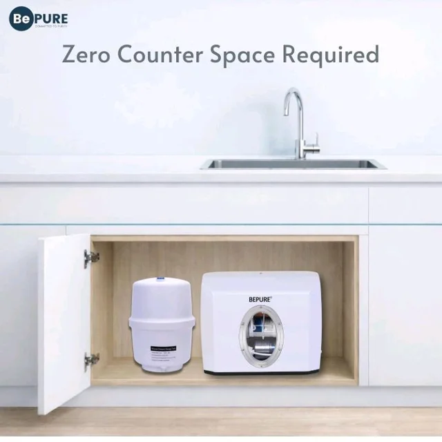 Bepure UTS ISI Mark Under Sink Water Purifier 12L with RO+UV+UF+TDS+Copper Alkaline Water Purification |Under Counter Water Purifier| Works Upto 3000 ppm TDS
