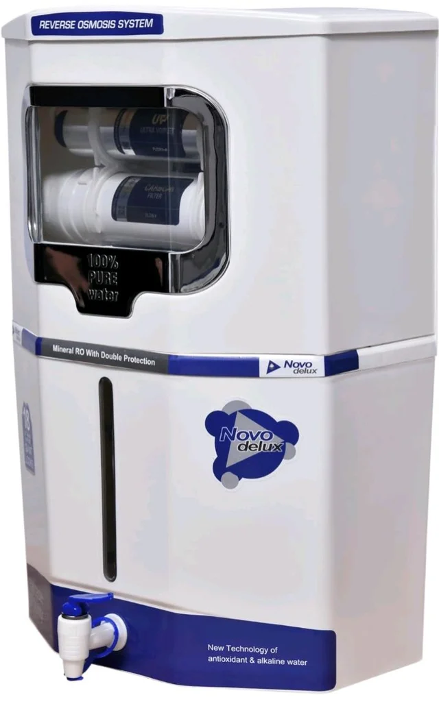 Aqua X Pure Novo X Smart RO Water Purifier | RO+UV+UF Advanced Purification | Copper & Zinc Enriched Water |18L Storage Tank |1-Year Warranty. (Novo X)