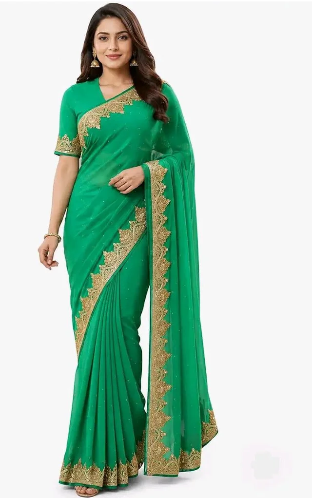 Women Saree Blouse Green | Stylish Ethnic Readymade Blouse for Saree Wear | Traditional Party Festive Wedding Reception Casual & Designer Occasion Wear Blouse for Women Fashion Styling