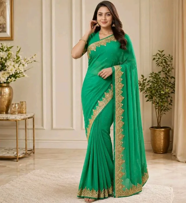 Women Saree Blouse Green | Stylish Ethnic Readymade Blouse for Saree Wear | Traditional Party Festive Wedding Reception Casual & Designer Occasion Wear Blouse for Women Fashion Styling