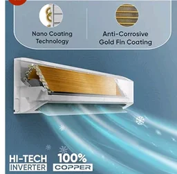 Sharp 0.95 Ton 3 star, New Star Rated,Split AC (4 Way Swing, 100% copper, Hi-Tech Inverter Compressor, 7in1 Convertible, Turbo cool, Dust filter) - AH-SI12V3B-GCN, White