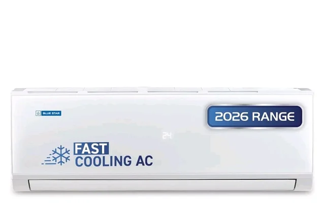 Blue Star 1.5 Ton 3 Star, New Star Rated, Inverter Split AC (Copper,4-Way Swing, DigiQ Hepta Sensor, Blue Fins,Turbo Cool, Comfort Sleep (IA317PXU, White))