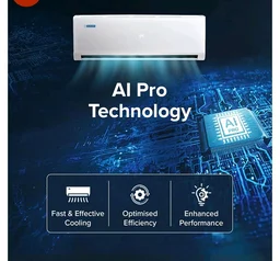 Blue Star 1.5 Ton 3 Star, New Star Rated, Inverter Split AC (Copper,4-Way Swing, DigiQ Hepta Sensor, Blue Fins,Turbo Cool, Comfort Sleep (IA317PXU, White))