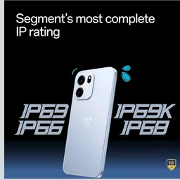 OnePlus Nord CE6 | 8GB+256GB | Fresh Blue | Snapdragon 7s Gen 4 | Segment's Fastest Touch Response | 8000mAh Battery | 144Hz 1.5K AMOLED Display | 50MP Main + 32MP Selfie 4K Cameras | IP66,68,69,69K - Fresh Blue