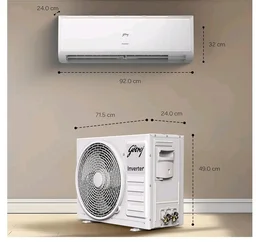 Godrej 1.5 Ton 3 Star| New Star Rated| Inverter Split AC | 5-in-1 Convertible Cooling | 5 Year Comprehensive Warranty| AI Powered| Heavy Duty Cooling at 52°C| (AC 1.5T EC HIC 18Q3TH WA)
28%
off