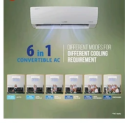 Lloyd 1.5 Ton 3 Star Inverter Split AC, 2026 New Star Rated (6 in 1 Convertible, Cools Up To 54°C, Turbo Cool, Installation Check, Clean Filter Indication, 100% Copper, White (GLS18I3AGGSC)