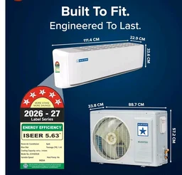 the Blue Star Store
4.9
4.9 out of 5 stars
(10)
Blue Star 1.5 Ton 5 Star,New Star Rated, Wi-Fi Smart Inverter Split AC (Copper, AI Pro+, 4-Way Swing, DigiQ Hepta Sensor, Blue Fins,Turbo Cool, Self Clean Technology (IC518ZXUS, White))