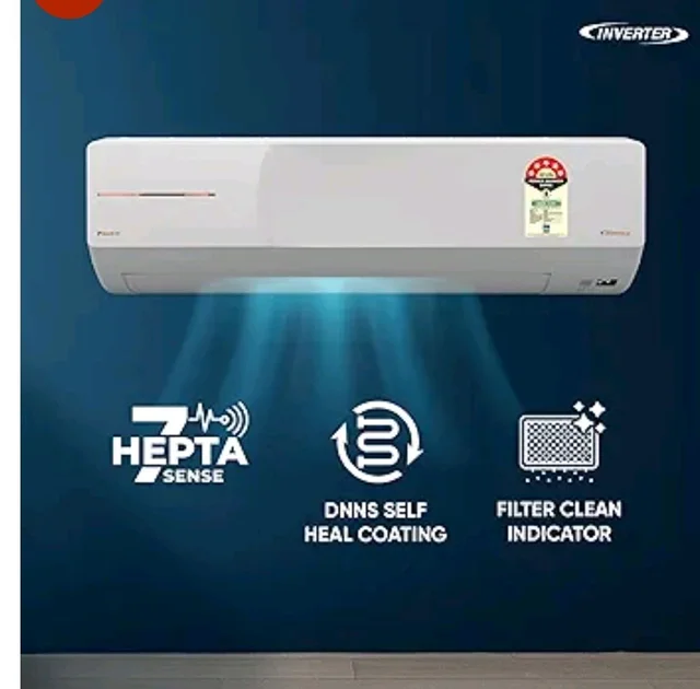 Daikin 1.5 Ton 5 Star Inverter Split AC (Copper, PM2.5 Filter, MTKM50XV16, White)