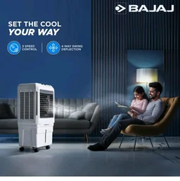 Bajaj DMH 85X 85L Desert Air Cooler | High Air Delivery with Turbo Fan Technology | 3-Side Honeycomb Cooling & 4-Way Swing | Inverter Compatible | 1 Year Warranty【White】
56%
off
