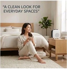 Drumstone (10 Year Warranty) Compact Portable Air Cooler with Ventilated Air Outlet Design, Perforated Front Panel and Tabletop Form for Personal Indoor Use